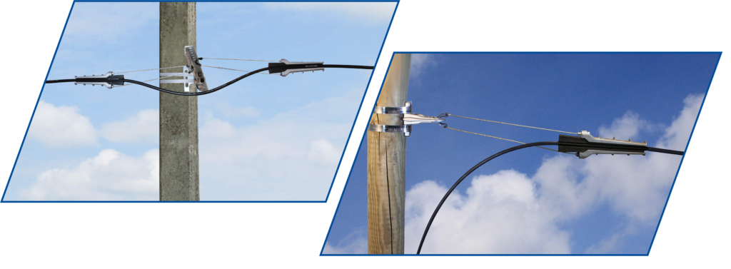 Câbles électriques aériens, Câbles de distribution